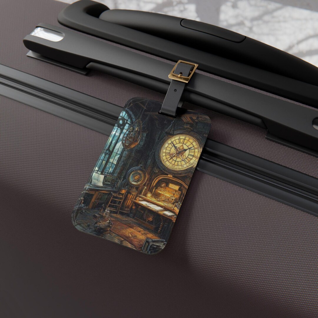 Time Weaver Workshop Luggage Tag, Ideal Gift for Travelers, Unique Bag ...