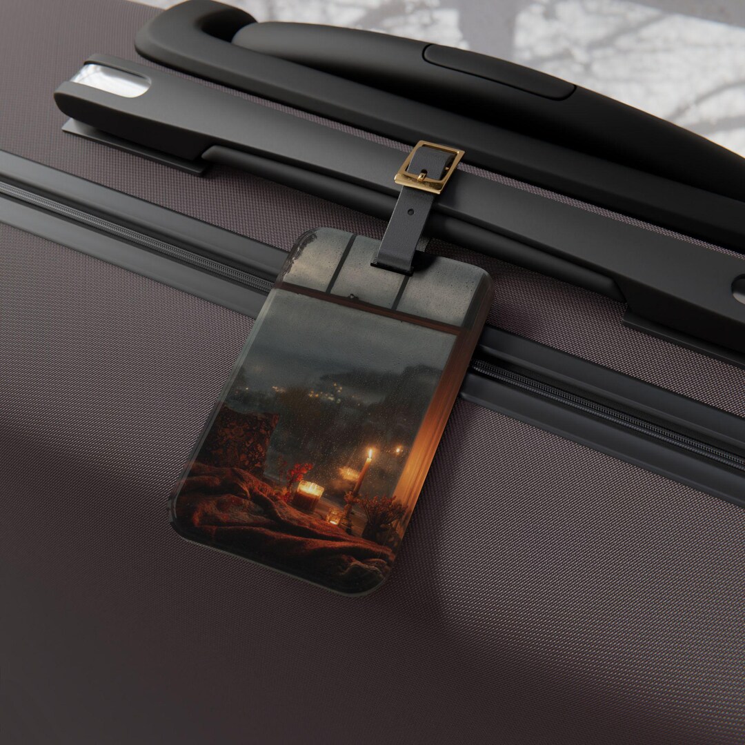 Bay Window Storm Luggage Tag, Ideal Gift for Travelers, Unique Bag Tag ...