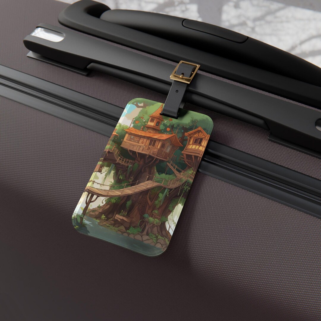 Whimsy Canopy Community Luggage Tag, Ideal Gift for Travelers, Unique ...