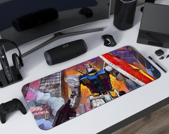 Tapis de bureau mécanique Gundam Anime Gundam Warrior RPG Métal Gundam Gaming MTG Tapis de jeu Robot sous-vêtement