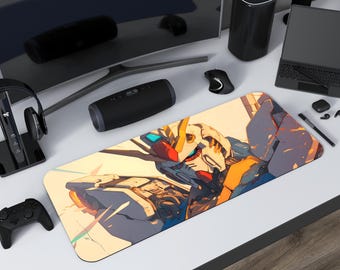 Tapis de bureau mécanique Gundam Anime Gundam Warrior RPG Métal Gundam Gaming MTG Tapis de jeu Robot sous-vêtement