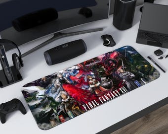 FFXVI Desk Mat - Final Fantasy XVI Characters, Gaming Mouse Pad