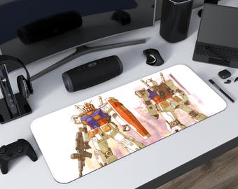 Tapis de bureau mécanique Gundam Anime Gundam Warrior RPG Métal Gundam Gaming MTG Tapis de jeu Robot sous-vêtement