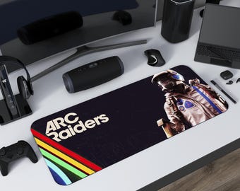 Tapis de souris gaming Sci Fi Inspired ARC Raiders, grand tapis de bureau