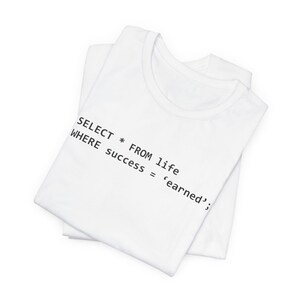 DECLARACIÓN SELECT / Camiseta / Camiseta de codificación SQL imagen 2