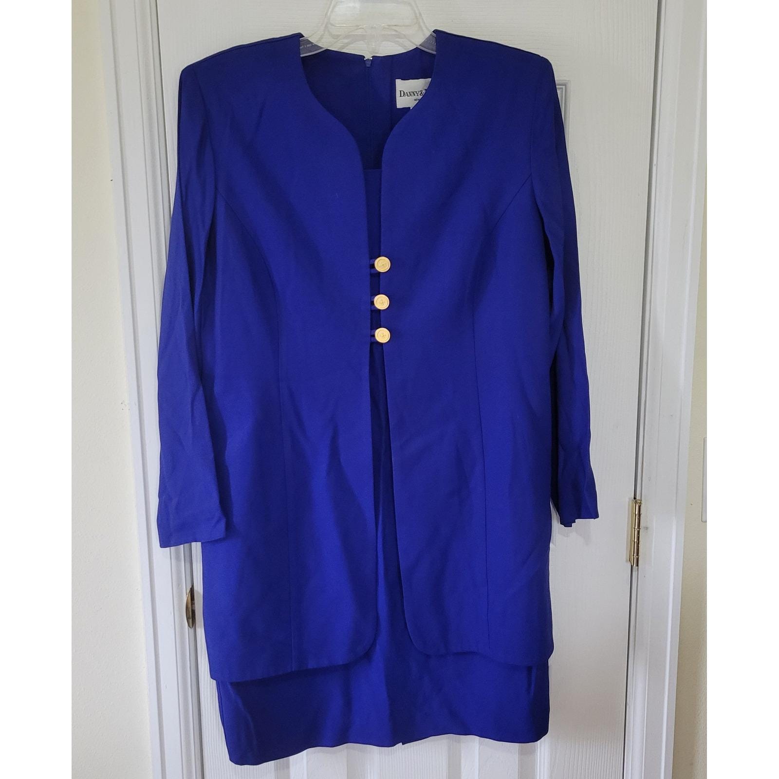 Royal Blue Dress With Sleeves or Jacket - Etsy Royal Blue Dress With Sleeves or Jacket - Etsy