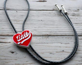 Dolly Heart Bolo Tie