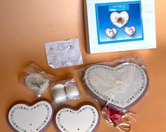 Vintage House of Lloyd Heart to Heart Wall Set 29-600 Candle Holders NIB