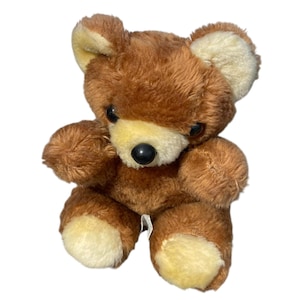 Brown Teddy Bear 80s - Etsy