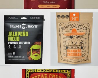 Too Hot to Handle - Craft spicy Beef Jerky Variety Pack