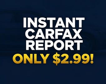 Carfax Report Vehicle Information History