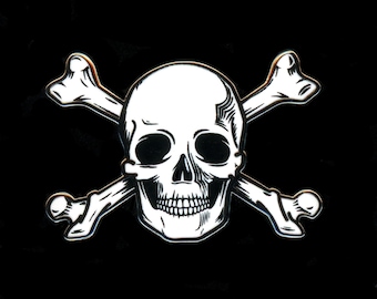 Skull and Crossbones pin  [F-SCBO]