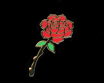 Red Rose pin  [ROSE]