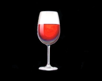 Wine Glass pin  [F-WINE]