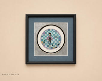 P. Buckley Moss "Henry" Signed Offset Lithograph 192/1000 | 1993 Framed Print | Amish Folk Art | COA Included