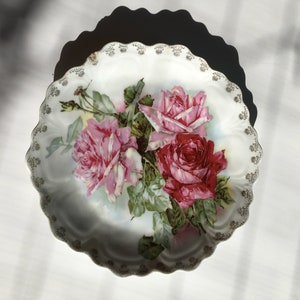 vintage Z.S.Ace Bavaria Roses Scherzer Bavaria cabinet plate
