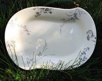 vintage antique Johnson brothers platter rosedale