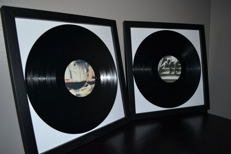 Wedding Guest Book Two Custom Framed LP Vinyl Record Album Etsy