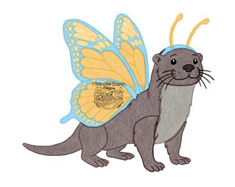 Animal Costume Art Prints | Quirky Whimsical Nursery Illustration (4x6" Cardstock)