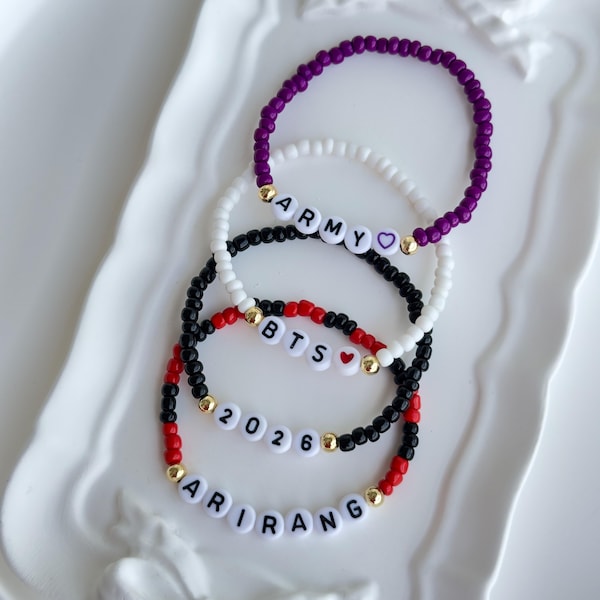 Arirang Bracelet-Album Bracelets-Concert Freebie Bracelet-World Tour Bracelets-FanFriendship Bracelets-Kpop Group Arirang-Music Festa Merch