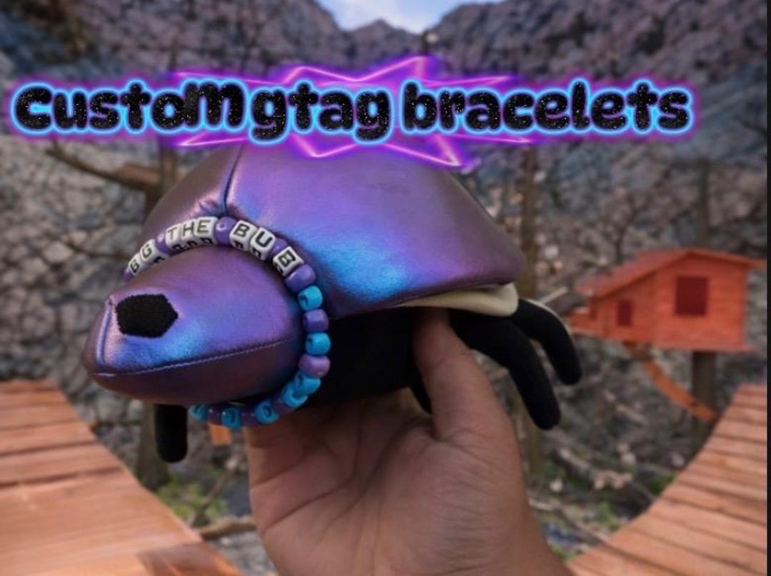 CUSTOM Gorilla Tag Gtag Kandi Bracelet Singles Gifts! - Etsy