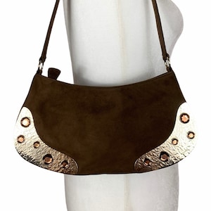 Y2K Escada Bejeweled Baguette Bag