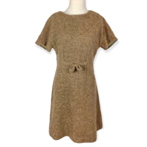 60’s Brown Mohair Dress