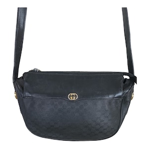 Gucci Beige Monogram Micro GG Crossbody Flap Bag 1216g1 For Sale