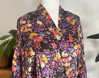 90’s Mickey & Co. Mickey Mouse Silk Robe