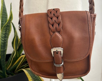 Brighton Brown Leather Crossbody Bag