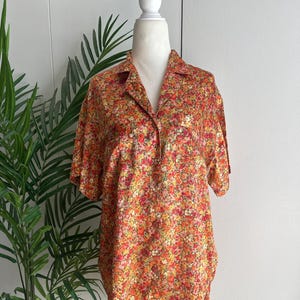 Chemise de nuit en satin fleuri Victoria&#39;s Secret des années 90