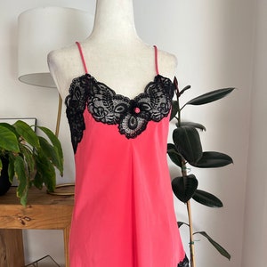 Christian Dior Salmon Black Lace Babydoll