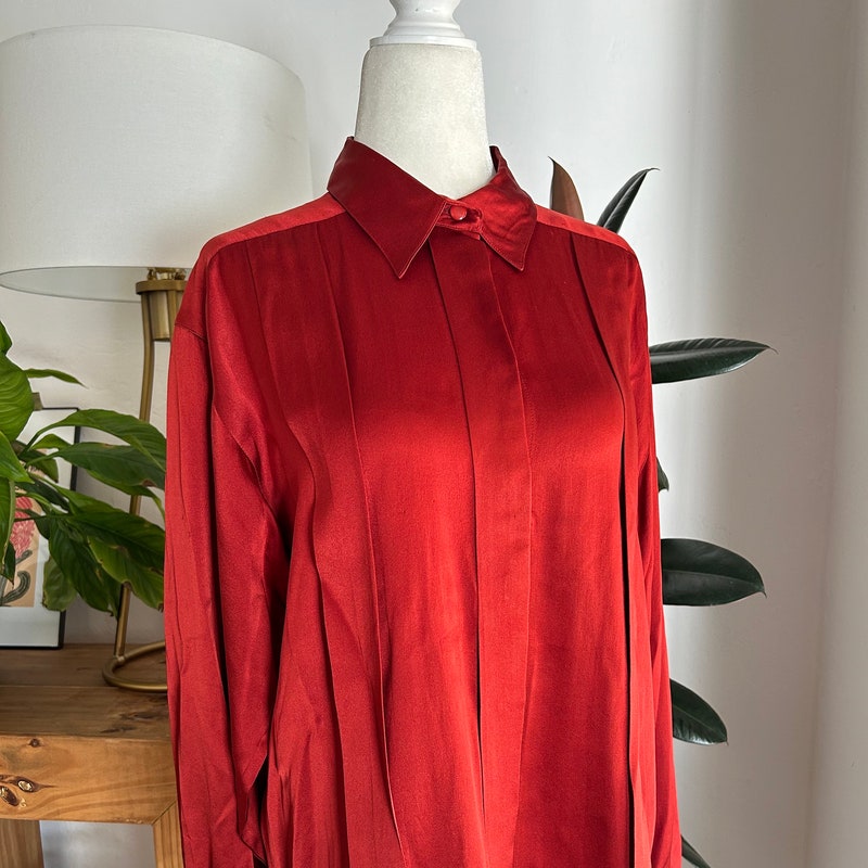 Jessica Cotton Blouse - Rust main image 1