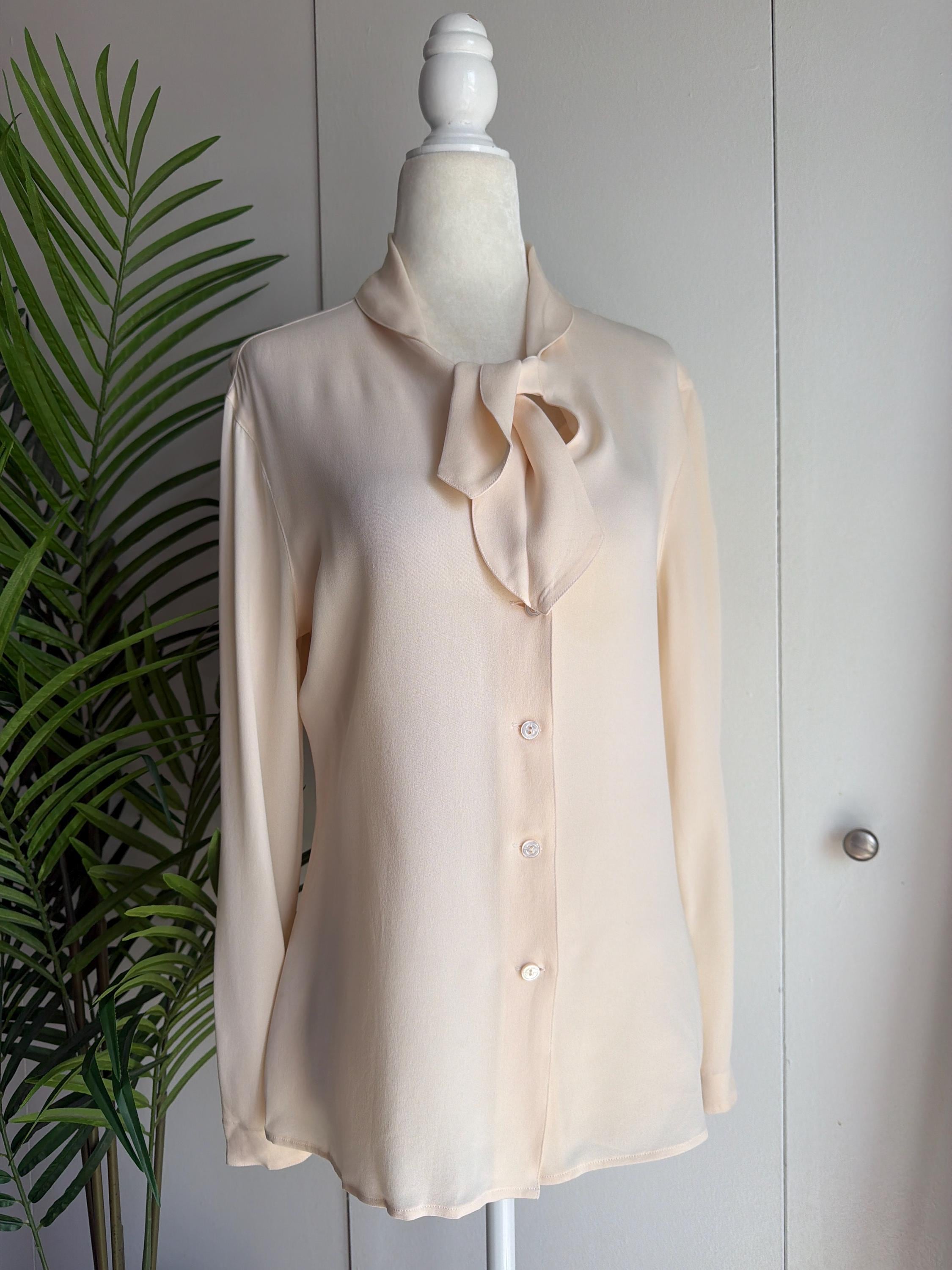 Giorgio Armani Silk Blouse - Etsy