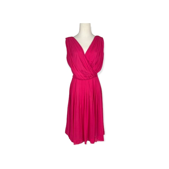 Vintage Lilli Diamond Fuchsia Fit and Flare Party… - image 1