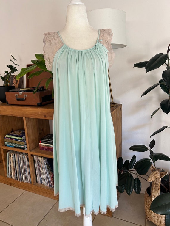 60's Blue Babydoll Nightie