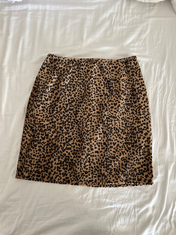 Leopard pencil 2025 skirt 90s