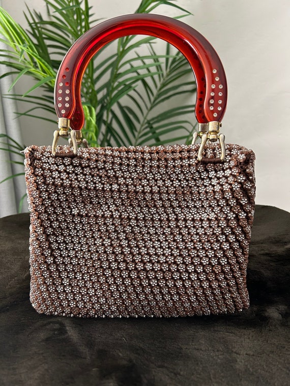 Beaded Box Purse