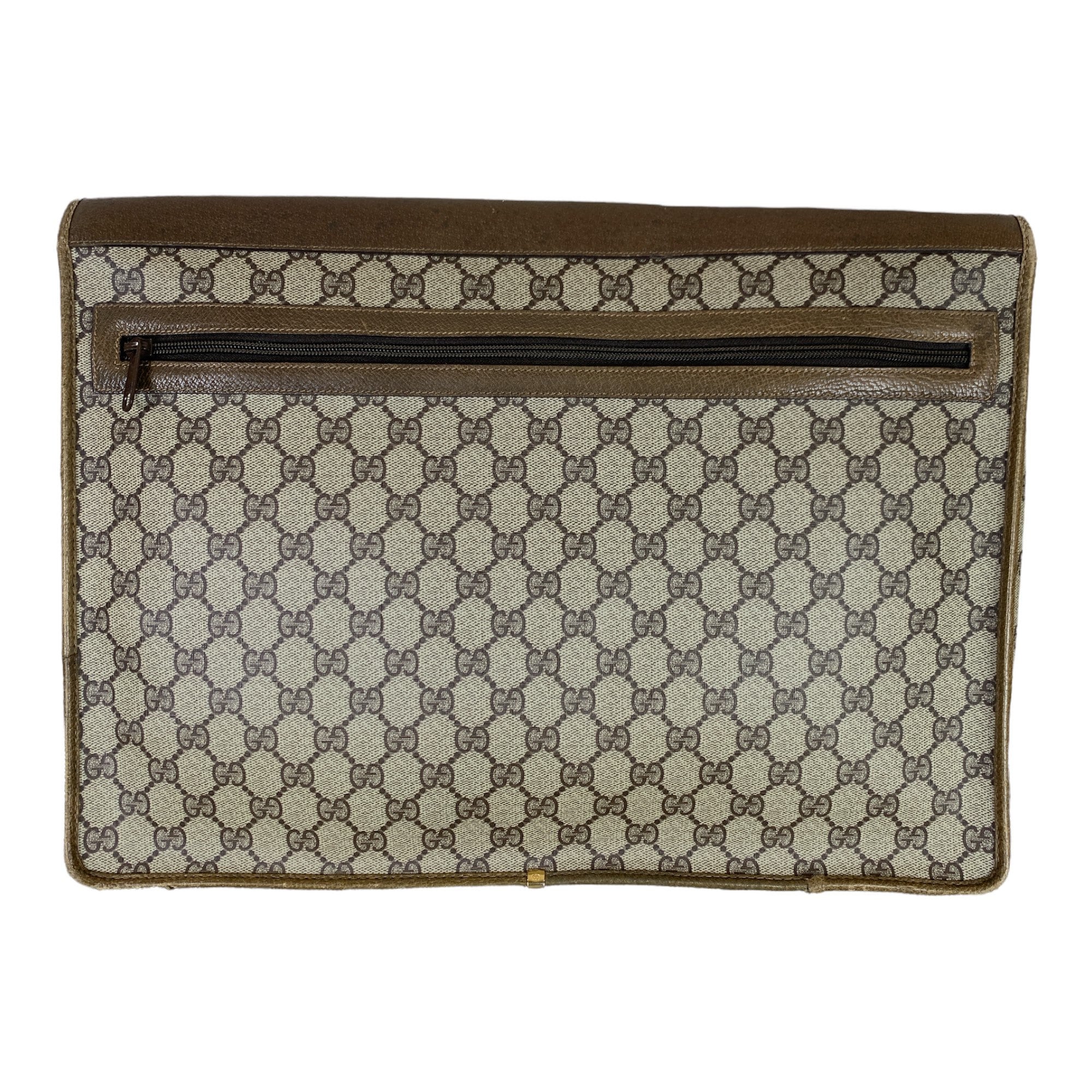 Vintage Gucci GG Plus Logo Portfolio Bag - Etsy