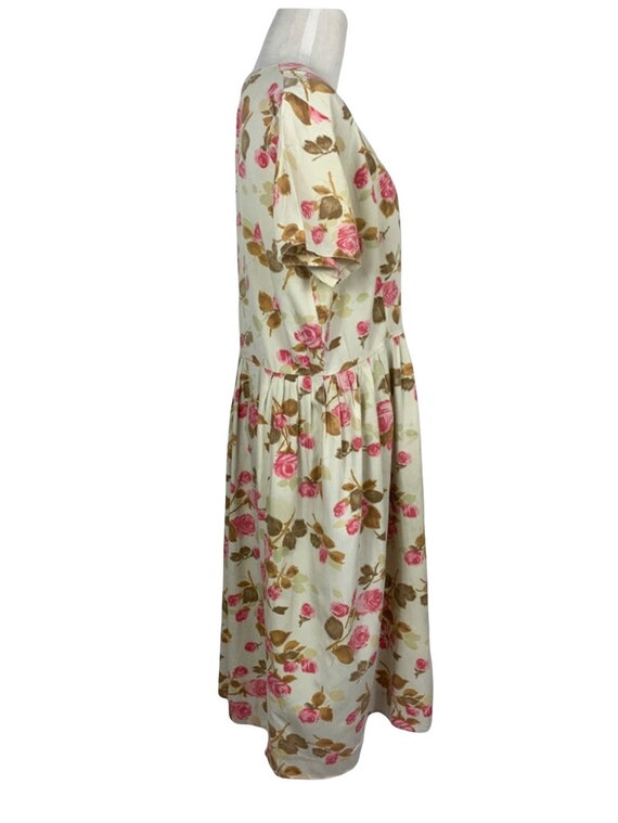 Rose Print Fit and Flare Sundress - image 3