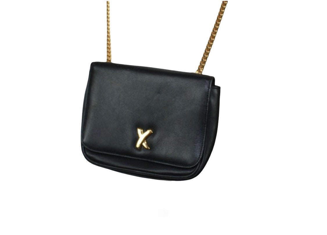 Paloma Picasso Black Iconic Leather Crossbody Bags - Etsy Paloma Picasso Black Iconic Leather Crossbody Bags - Etsy