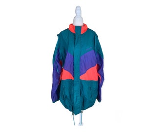 Adidas Windjacke im Colorblock-Stil der 90er Jahre