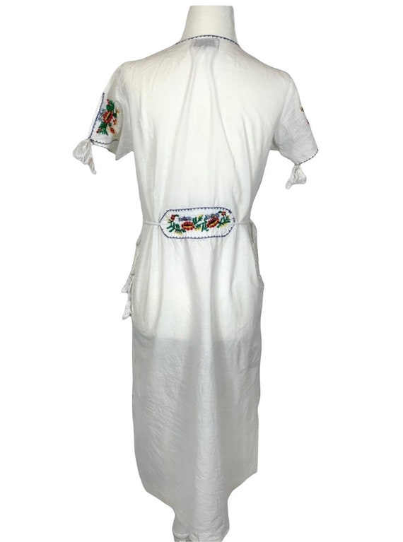 Vintage Indian Embroidered Cotton Dress - image 4