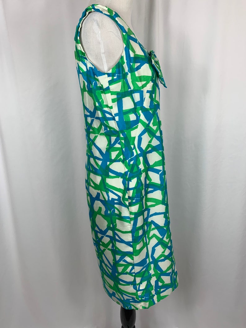 Vintage 60/'s Silk Shift Dress