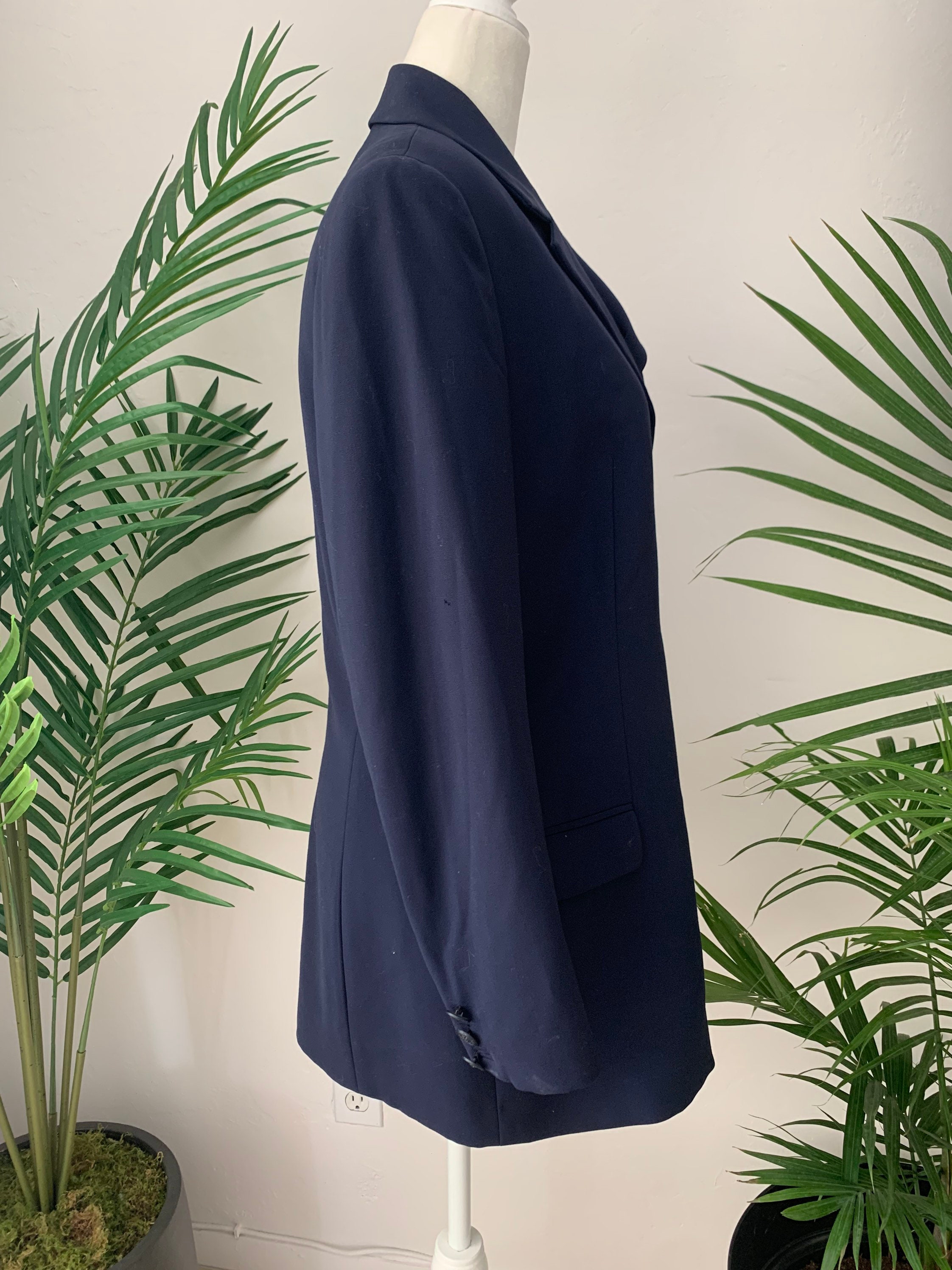 VERSUS Gianni Versace ネイビー スーツ Vintage Gianni Versace Versus Blazer Mens Suit Jacket Blue