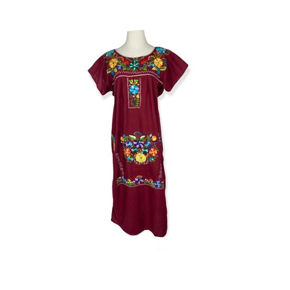 mexican cotton embroidered dresses