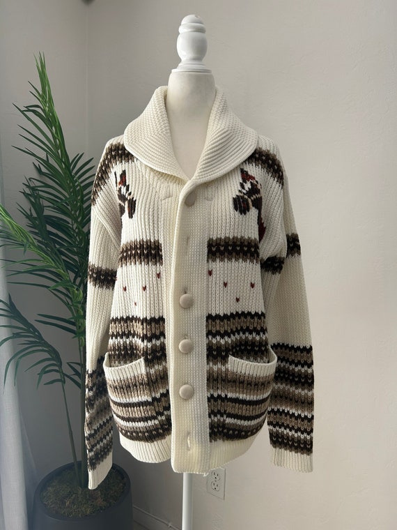 70's Miller Western Chunky Knit Sweater