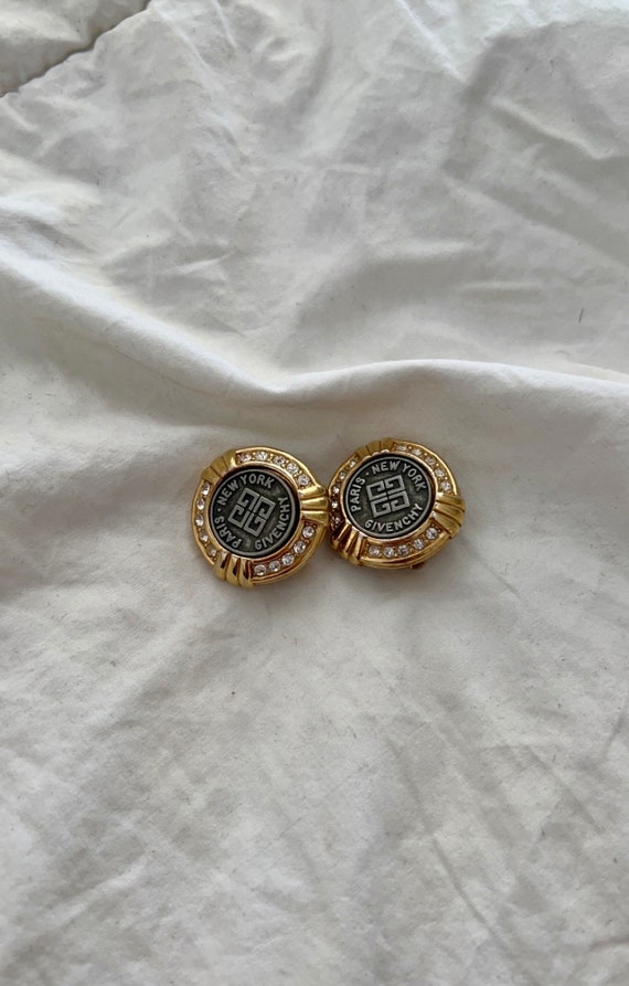 Vintage Givenchy Gold Statement Earrings