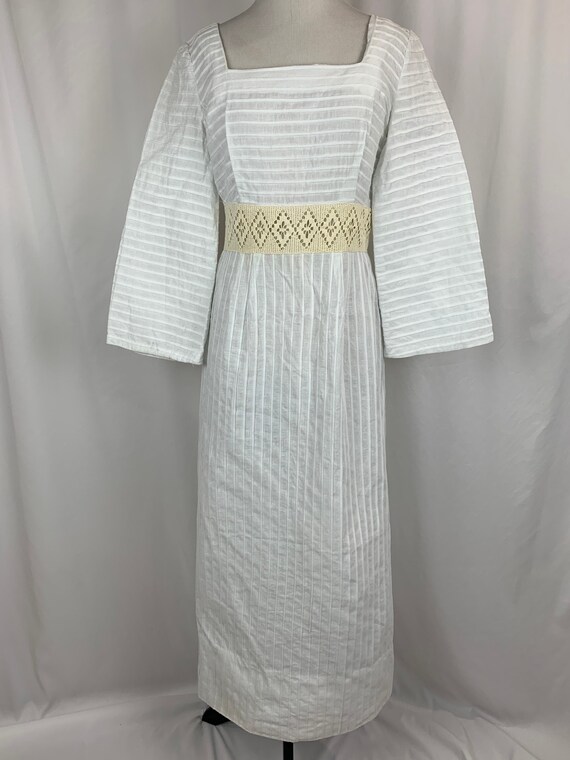 Vintage Mexican Cotton Wedding Dress