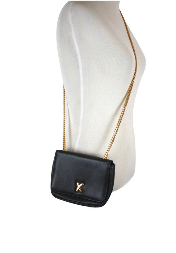 Louis Vuitton Black Leather Chain Louise GM Shoulder Bag